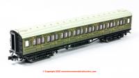2P-014-080 Dapol Maunsell High Window TK Coach number 1122 in SR Lined Olive Green livery